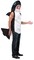 The Costume Center Black and White Killer Whale Men Adult Halloween Costume - One Size